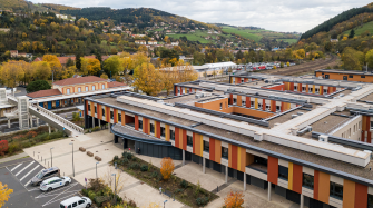 Vue extérieure de l'hôpital de Tarare