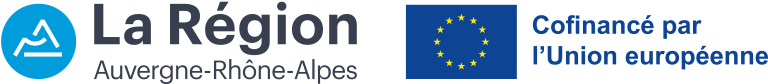 logo de la Région Auvergne Rhône Alpes et de l'Union Européenne